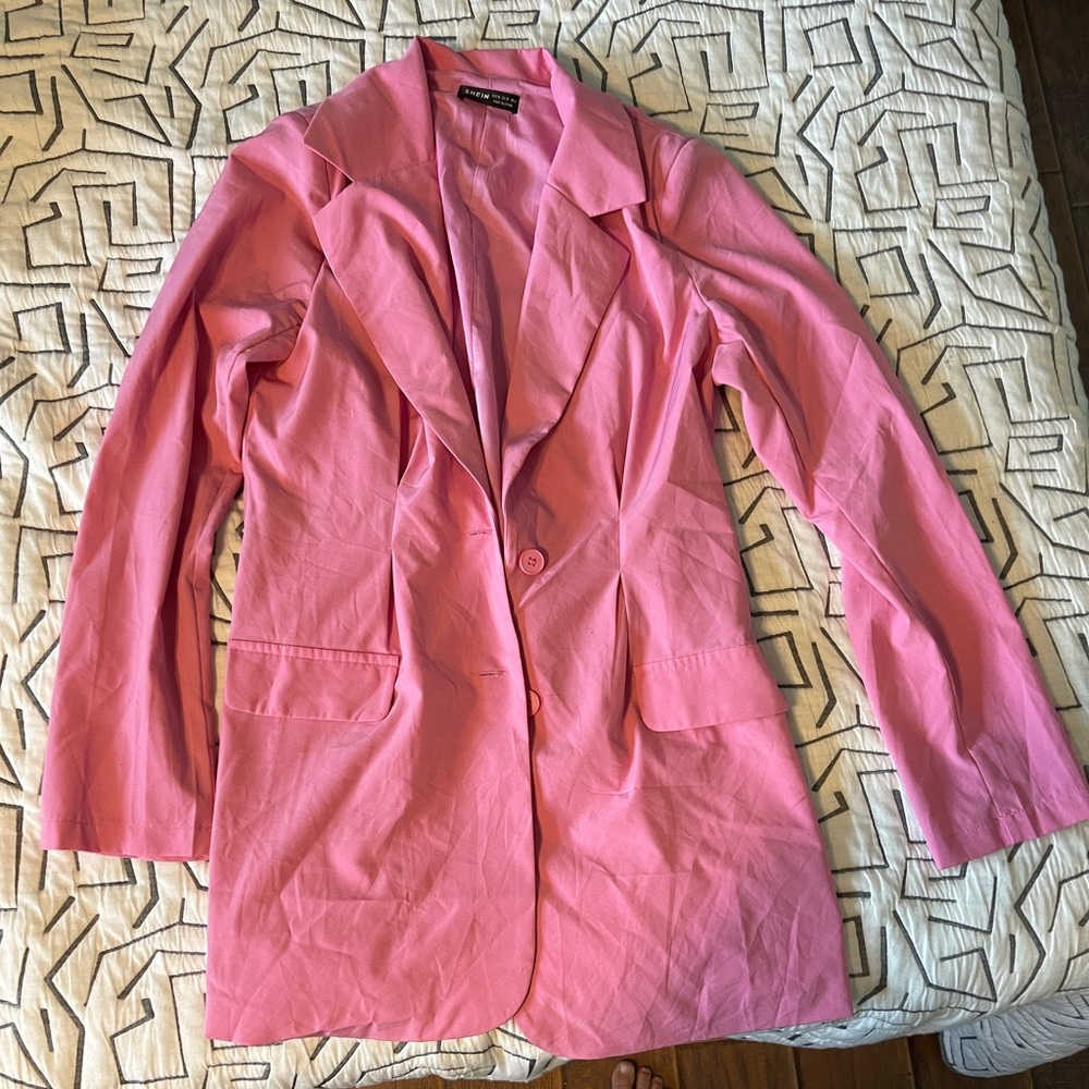 Hot pink blazer